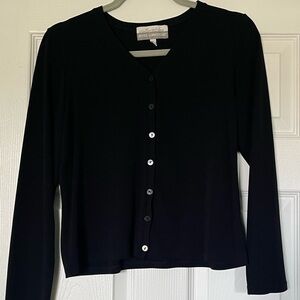 Black cardigan